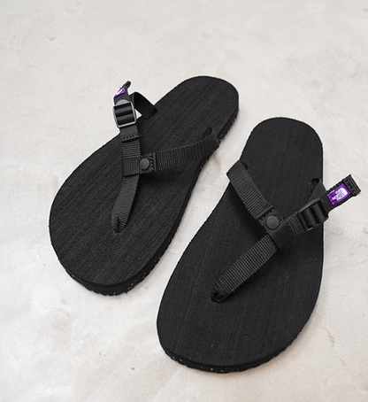 ★30%off【THE NORTH FACE PURPLE LABEL】ノースフェイスパープルレーベル Field Webbing Sandal "Black"