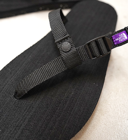 ★30%off【THE NORTH FACE PURPLE LABEL】ノースフェイスパープルレーベル Field Webbing Sandal "Black"