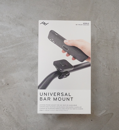 【Peak Design】 ピークデザイン Universal Bar Mount(ハードロック対応) "Black"