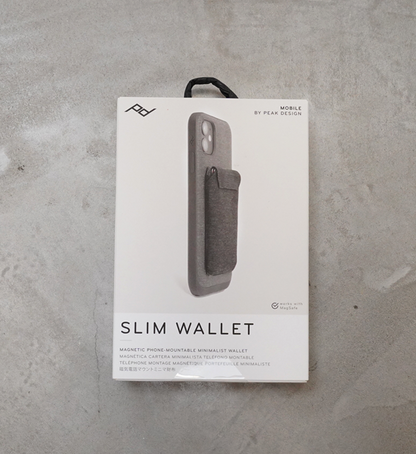 【Peak Design】 ピークデザイン Slim Wallet "Charcoal"