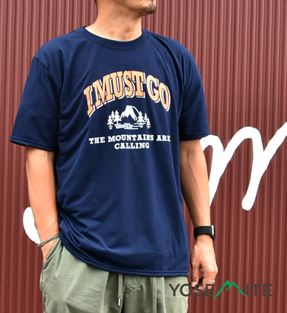 ▽Return to the mountains【BRING×Yosemite】ブリング×ヨセミテ unisex I MUST GO T-Shirt "4Color" ※ネコポス可