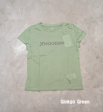 【HOUDINI】 フーディニ women's Tree Tee Drawing Logo "3Color" ※ネコポス可