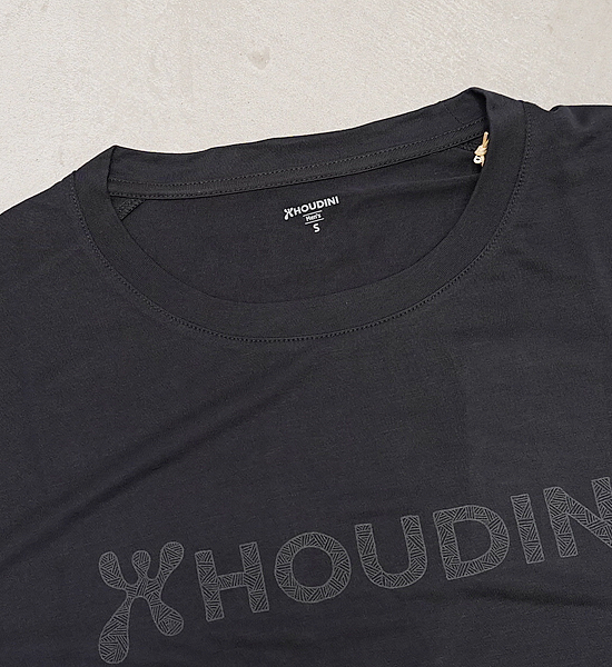 【HOUDINI】フーディニ men's Tree Tee Drawing Logo "3Color" ※ネコポス可