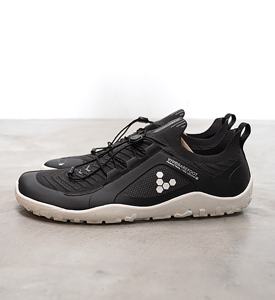 ★30%off 【VIVOBAREFOOT】ヴィヴォ ベアフット men's Primus Trail Knit FG "Obsidian(Black)"