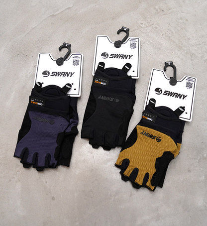 【SWANY】スワニー women's Trekking Half Finger Glove "3Color" ※ネコポス可