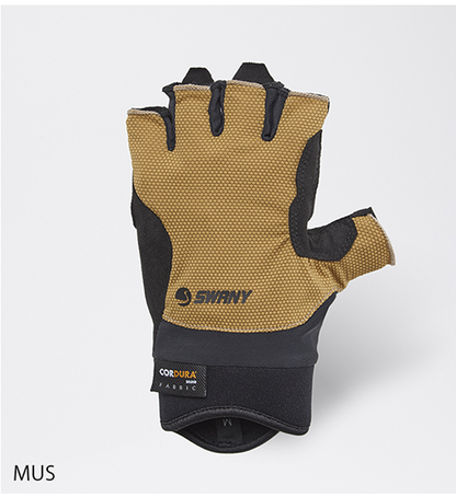 【SWANY】スワニー men's Trekking Half Finger Glove "3Color"