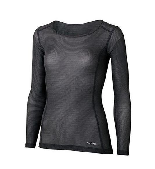 【finetrack】ファイントラック women's Dry Layer Warm Long Sleeve "Graphite"