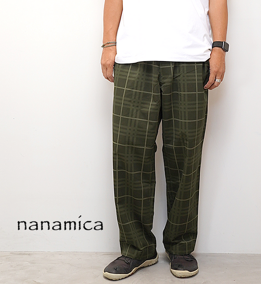 ★30%off【nanamica】ナナミカ men's ALPHADRY Wide Easy Pants "Khaki"