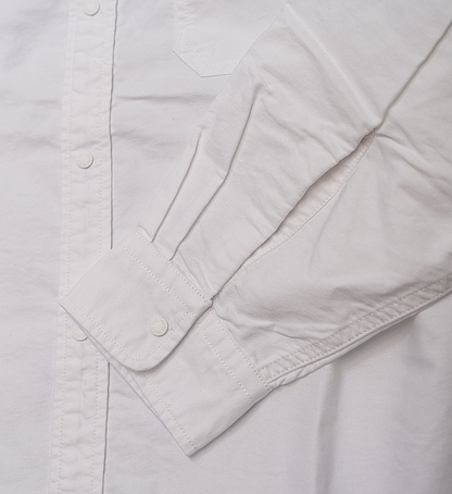 【THE NORTH FACE PURPLE LABEL】ノースフェイスパープルレーベル men's Cotton Polyester OX B,D Shirt "White"