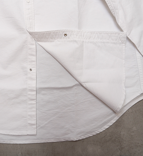 【THE NORTH FACE PURPLE LABEL】ノースフェイスパープルレーベル men's Cotton Polyester OX B,D Shirt "White"