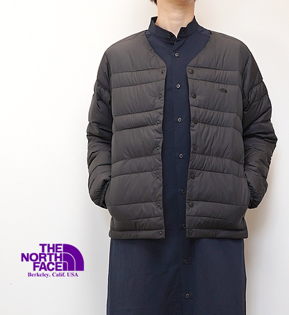 ★30%off【THE NORTH FACE PURPLE LABEL】ノースフェイスパープルレーベル women's Down Cardigan "Black"