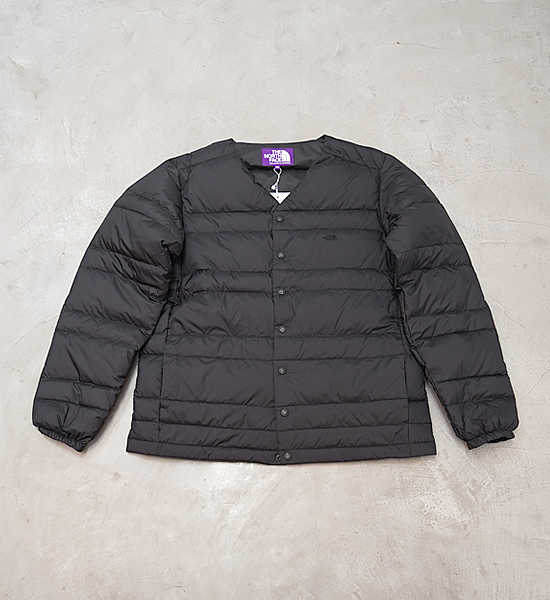 ★30%off【THE NORTH FACE PURPLE LABEL】ノースフェイスパープルレーベル women's Down Cardigan "Black"