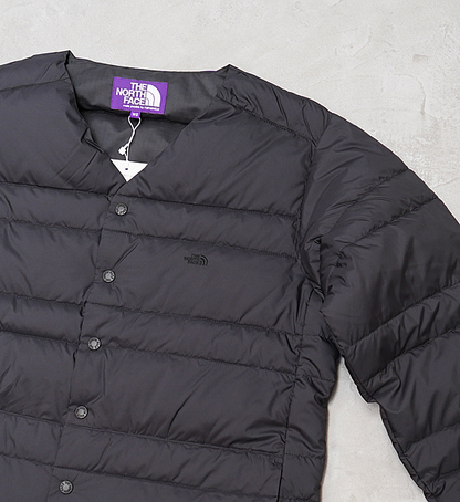 ★30%off【THE NORTH FACE PURPLE LABEL】ノースフェイスパープルレーベル women's Down Cardigan "Black"