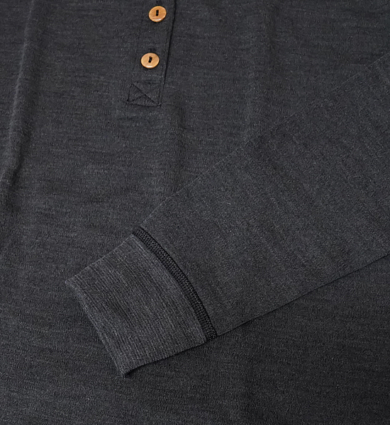 【ACLIMA】アクリマ women's Warmwool Grandad Shirt "Marengo"