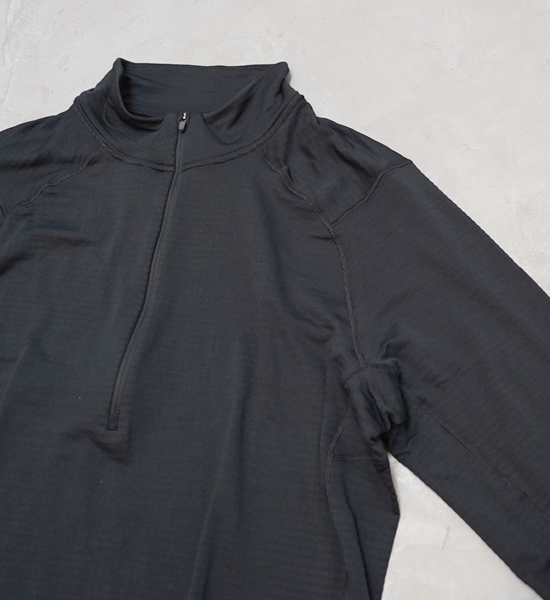 【patagonia】パタゴニア men's Capilene Thermal Weight Zip Neck "BLK"