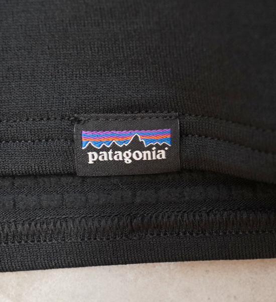 【patagonia】パタゴニア men's Capilene Thermal Weight Zip Neck "BLK"