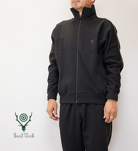 ★30%off【South2 West8】サウスツーウエストエイト Trainer Jacket-Fleece Lined Jersey "2Color"