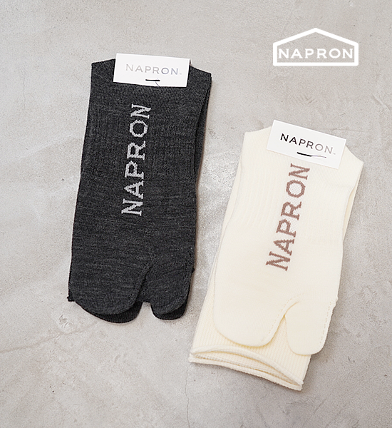 【NAPRON】ナプロン Wool Tabi Sox ”2Color" ※ネコポス可