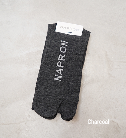 【NAPRON】ナプロン Wool Tabi Sox ”2Color" ※ネコポス可