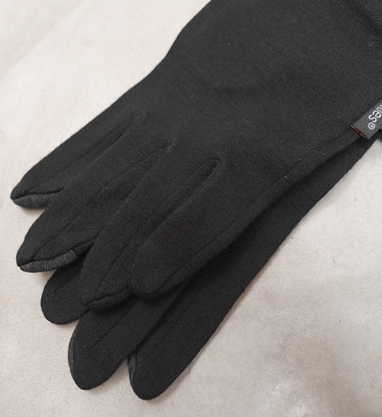 【extremities】エクストリミティーズ Merino Touch Liner Glove "Black" ※ネコポス可