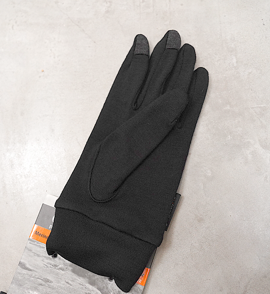 【extremities】エクストリミティーズ Merino Touch Liner Glove "Black" ※ネコポス可