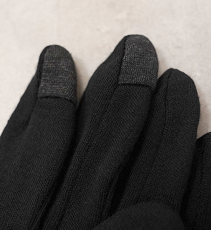 【extremities】エクストリミティーズ Merino Touch Liner Glove "Black" ※ネコポス可