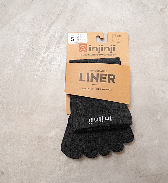 【injinji】インジンジ Liner Crew Wool "SLA" ※ネコポス可