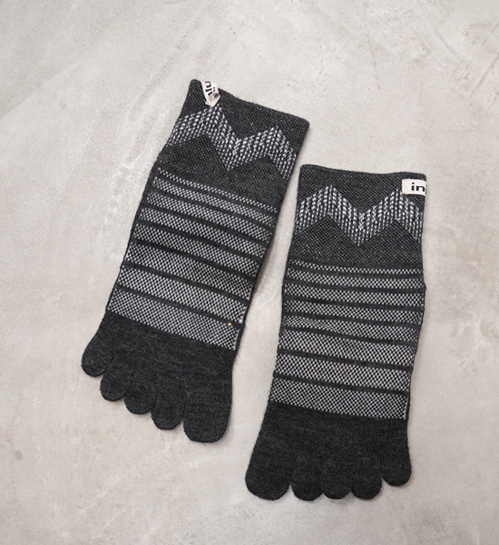 【injinji】インジンジ Outdoor Midweight Mini Crew Wool Straight "SLA" ※ネコポス可