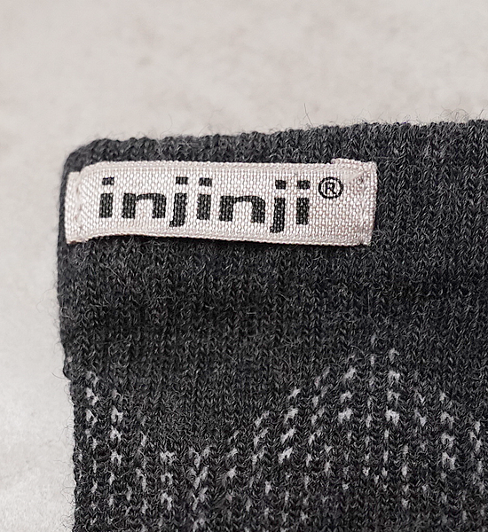 【injinji】インジンジ Outdoor Midweight Mini Crew Wool Straight "SLA" ※ネコポス可