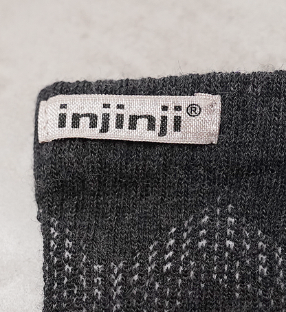 【injinji】インジンジ Outdoor Midweight Mini Crew Wool Straight "SLA" ※ネコポス可