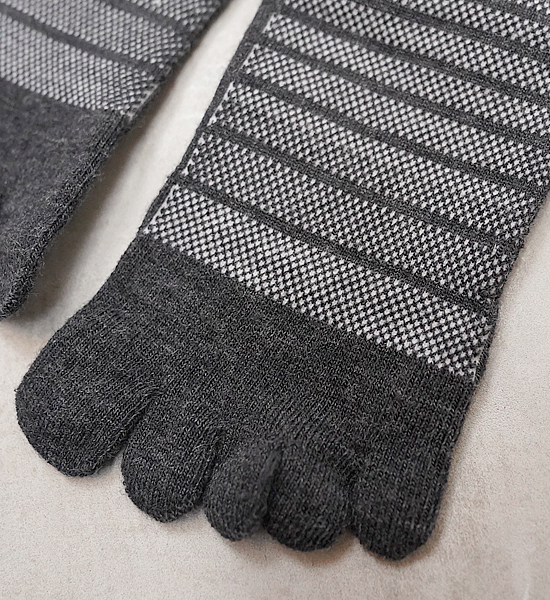 【injinji】インジンジ Outdoor Midweight Mini Crew Wool Straight "SLA" ※ネコポス可