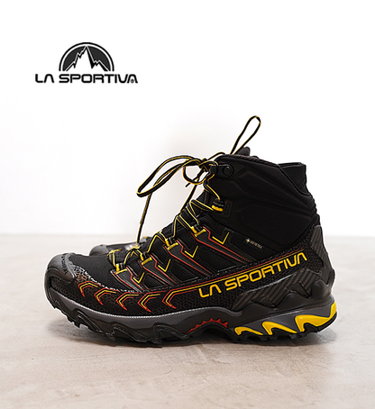 【LA SPORTIVA】ラ・スポルティバ Ultra Raptor �U Mid GTX Wide ”Black×Yellow”