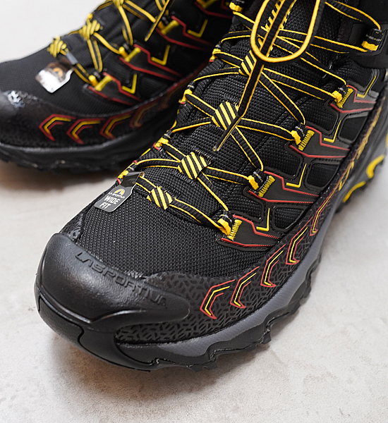 【LA SPORTIVA】ラ・スポルティバ Ultra Raptor �U Mid GTX Wide ”Black×Yellow”