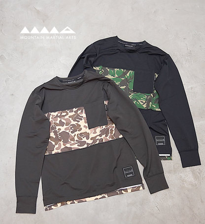 【Mountain Martial Arts】マウンテンマーシャルアーツ unisex MMA Panel Long Sleeve Pocket Tee “2Color” ※ネコポス可