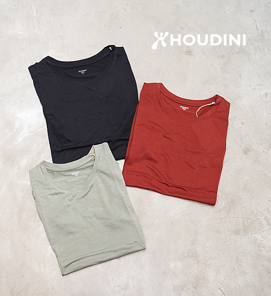 【HOUDINI】 フーディニ women's Tree Tee "3Color" ※ネコポス可