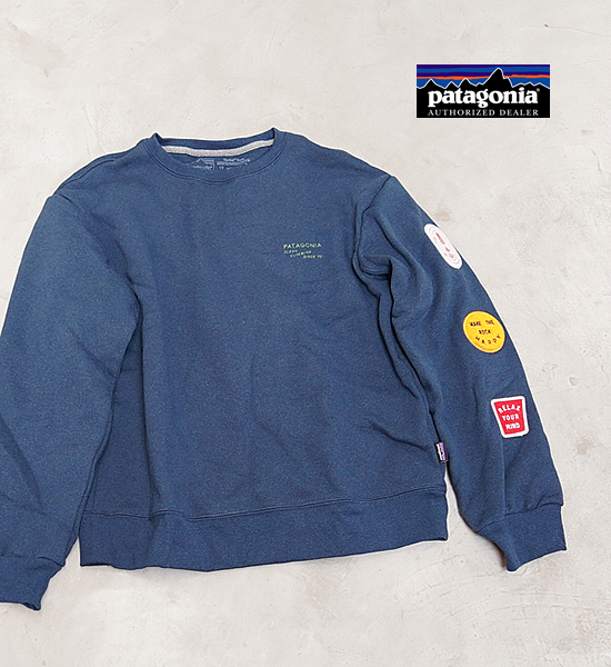 【patagonia】パタゴニア women's Clean Climb Badges Uprisal Crew Sweat "2Color"