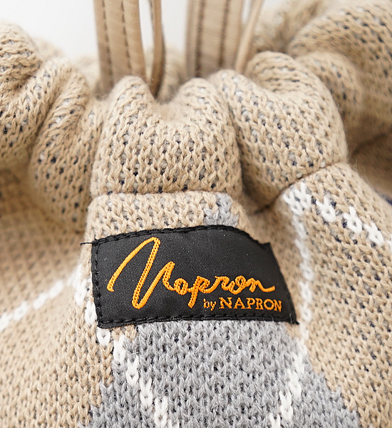 【NAPRON】ナプロン Argyle Knit Patients Bag Small "2Color"