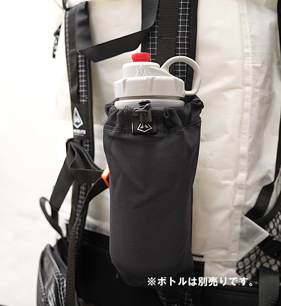 【Hyperlite Mountain Gear】ハイパーライトマウンテンギア The Bottle Pocket ”Black” ※ネコポス可