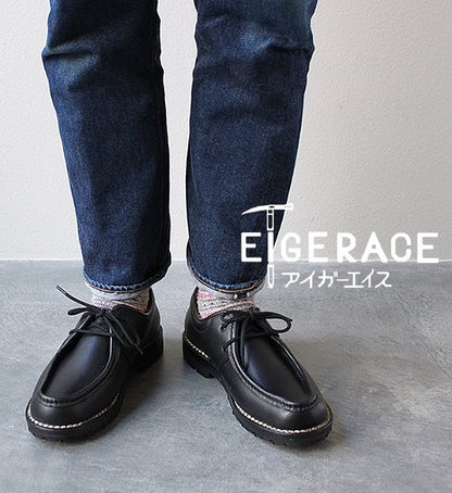 【Eigerace 中森商店】 アイガーエイス チロリアンシューズ　"Black"