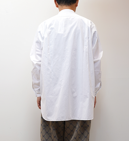 【nanamica】ナナミカ men's Band Collar Wind Shirt "2Color"