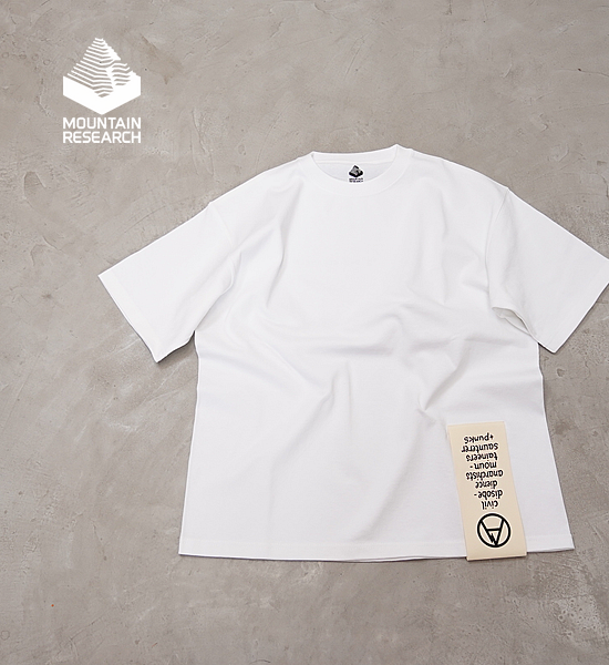 【Mountain Research】マウンテンリサーチ Mega Tag S/S "White"