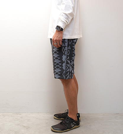 【South2 West8】サウスツーウエストエイト String Sweat Short-Poly Jq./Native S&T "Charcoal"