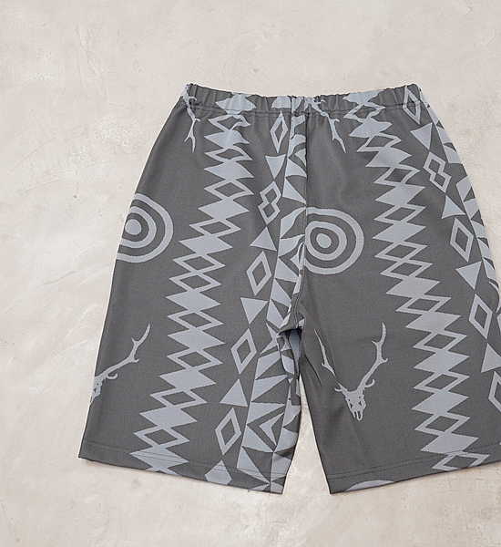 【South2 West8】サウスツーウエストエイト String Sweat Short-Poly Jq./Native S&T "Charcoal"