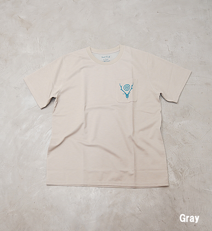 【South2 West8】サウスツーウエストエイト S/S Round Pocket Tee-Circle Horn "2Color" ※ネコポス可