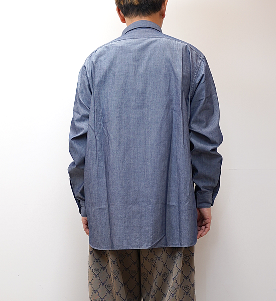 【nanamica】ナナミカ men's Regular Collar Chambray Shirt "Indigo"