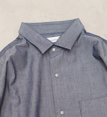 【nanamica】ナナミカ men's Regular Collar Chambray Shirt "Indigo"