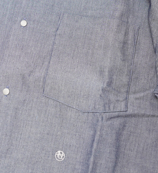 【nanamica】ナナミカ men's Regular Collar Chambray Shirt "Indigo"