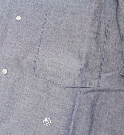 【nanamica】ナナミカ men's Regular Collar Chambray Shirt "Indigo"