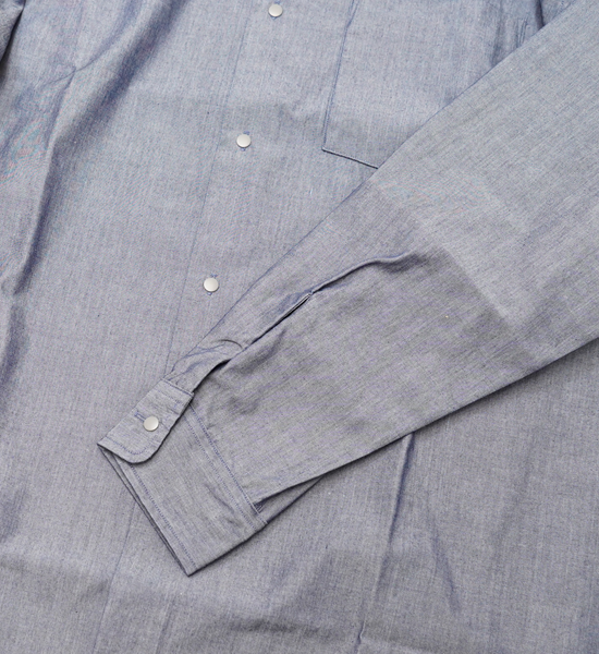 【nanamica】ナナミカ men's Regular Collar Chambray Shirt "Indigo"