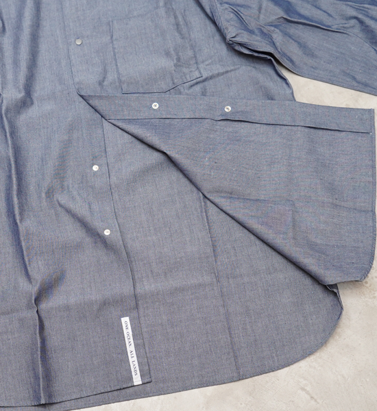 【nanamica】ナナミカ men's Regular Collar Chambray Shirt "Indigo"